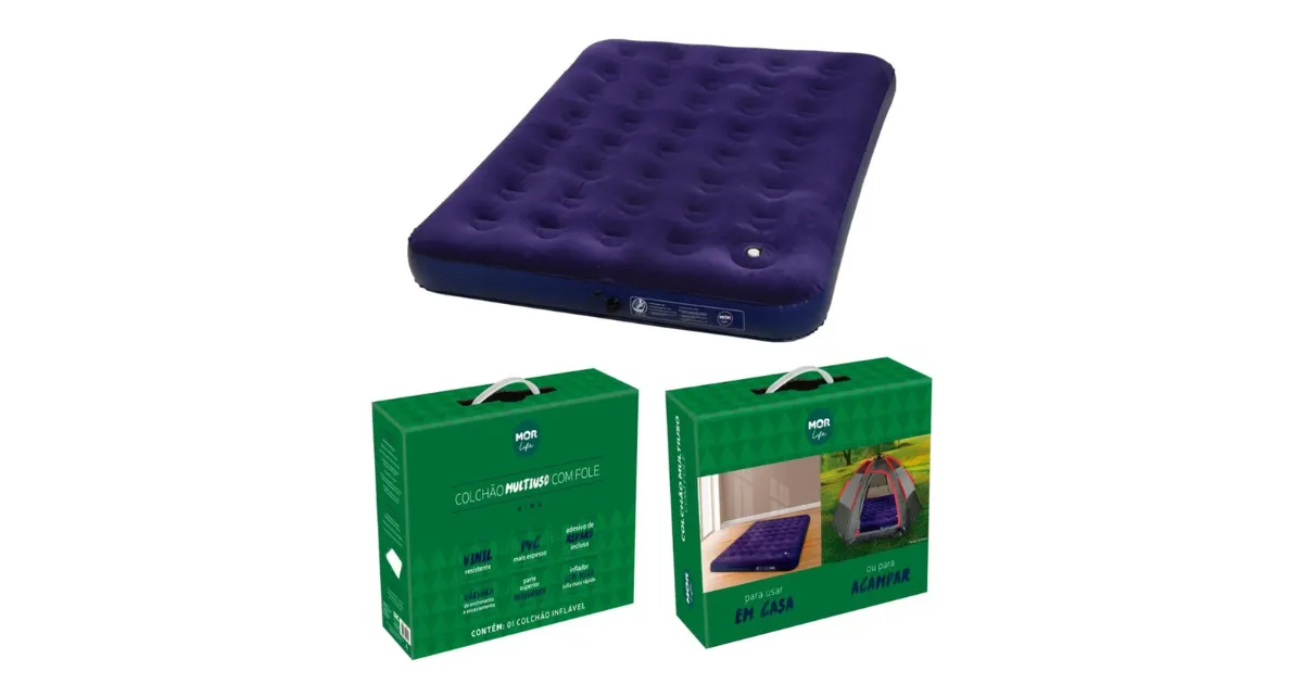 Colchão inflável Mor para Camping