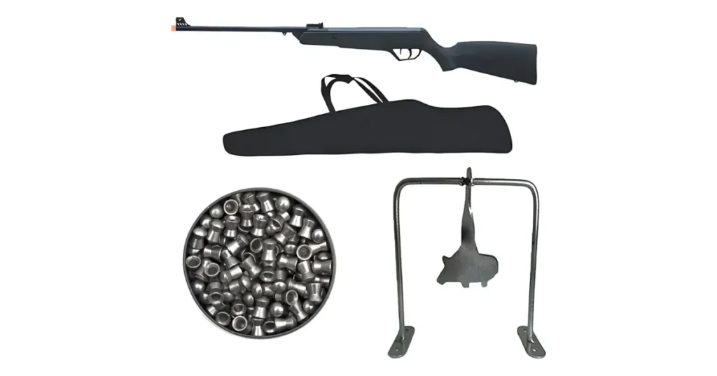 Kit completo de Carabina De Pressão comprimido com acessórios para tiro esportivo