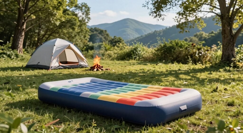 colchonete inflável camping colchonete inflável camping