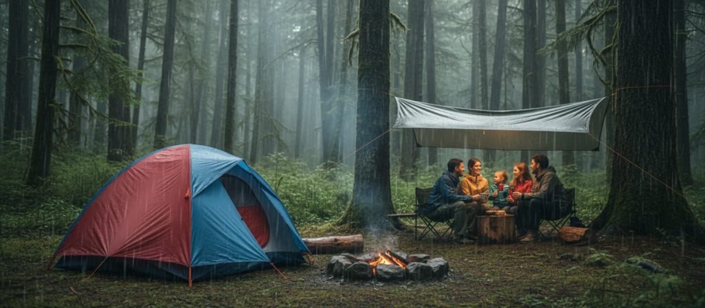 Dicas para Acampar na Chuva